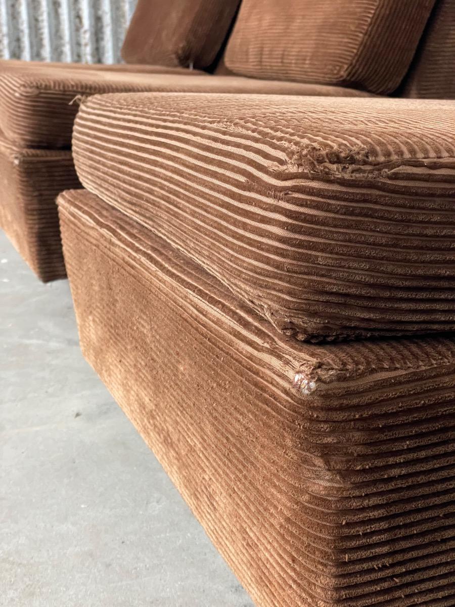 Vintage 5-way modular sofa space age 1970s