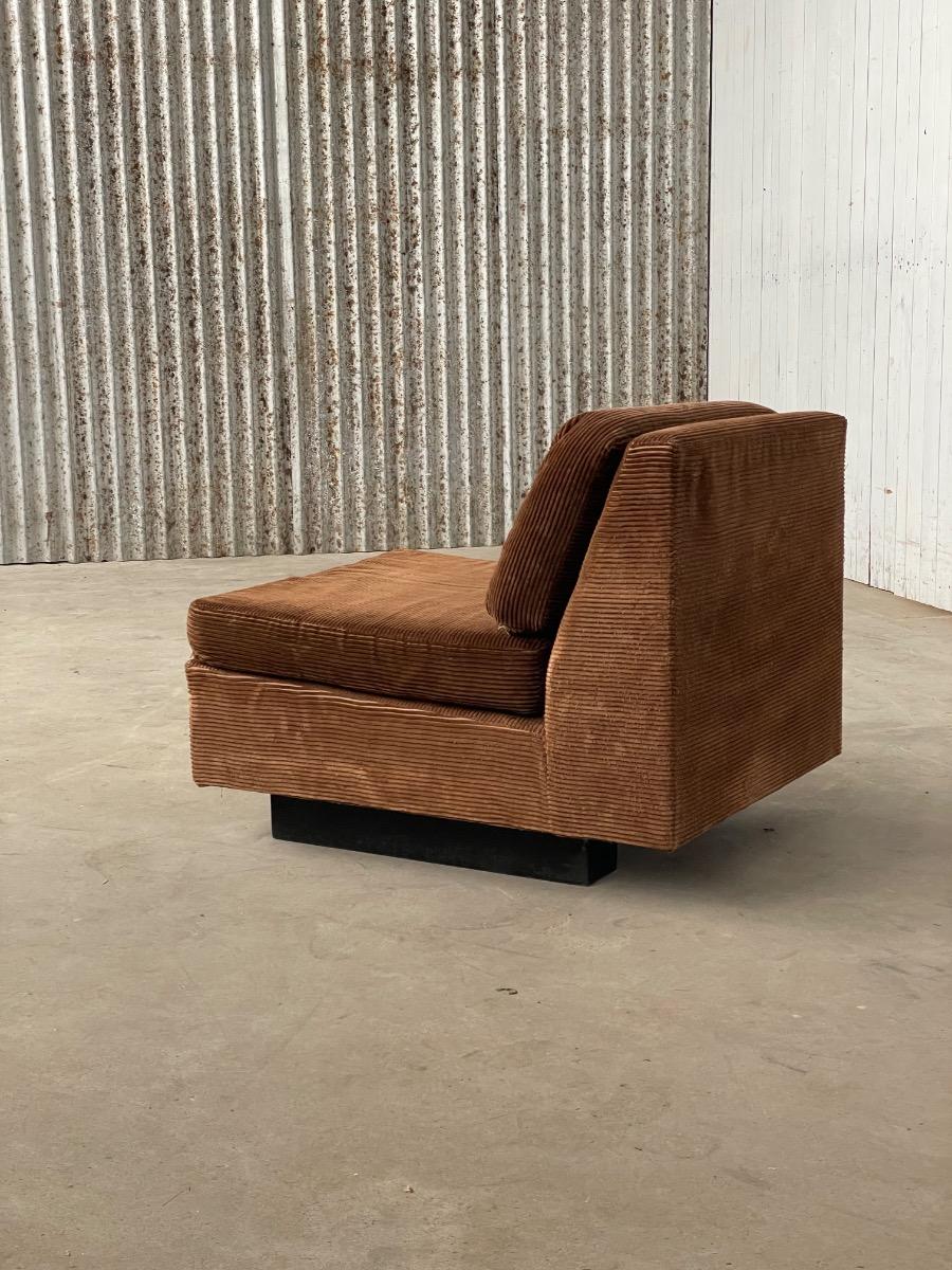 Vintage 5-way modular sofa space age 1970s