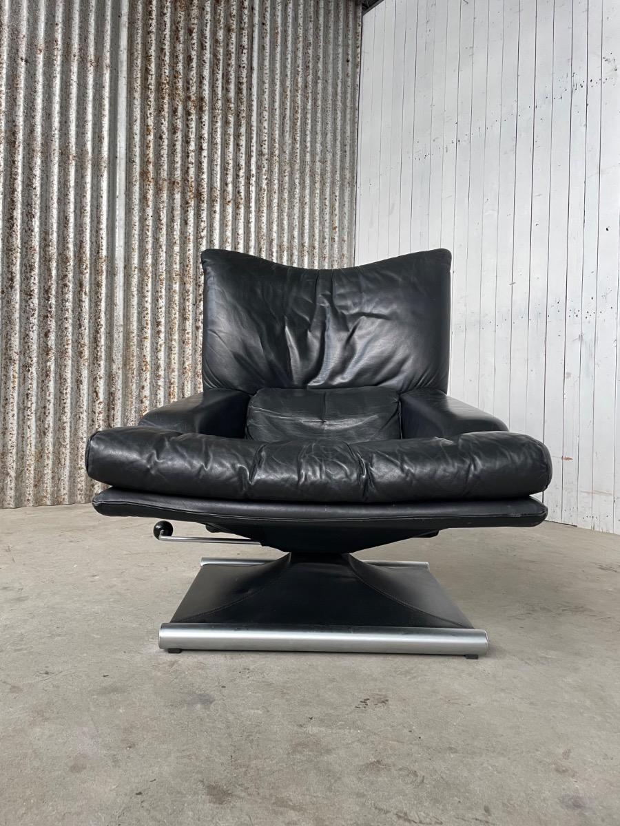 Vintage armchair - Mathias Hoffman / Rolf Benz - Model 6500 - 1980s 