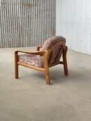 Vintage armchair teakwood Denmark design Møbelfabrik 