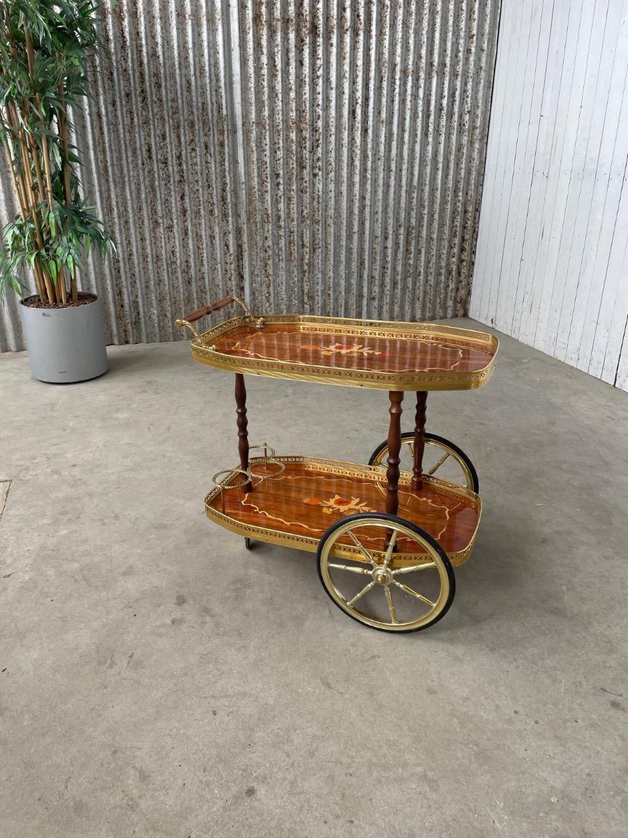 Vintage bar cart - Italy - 1970s 