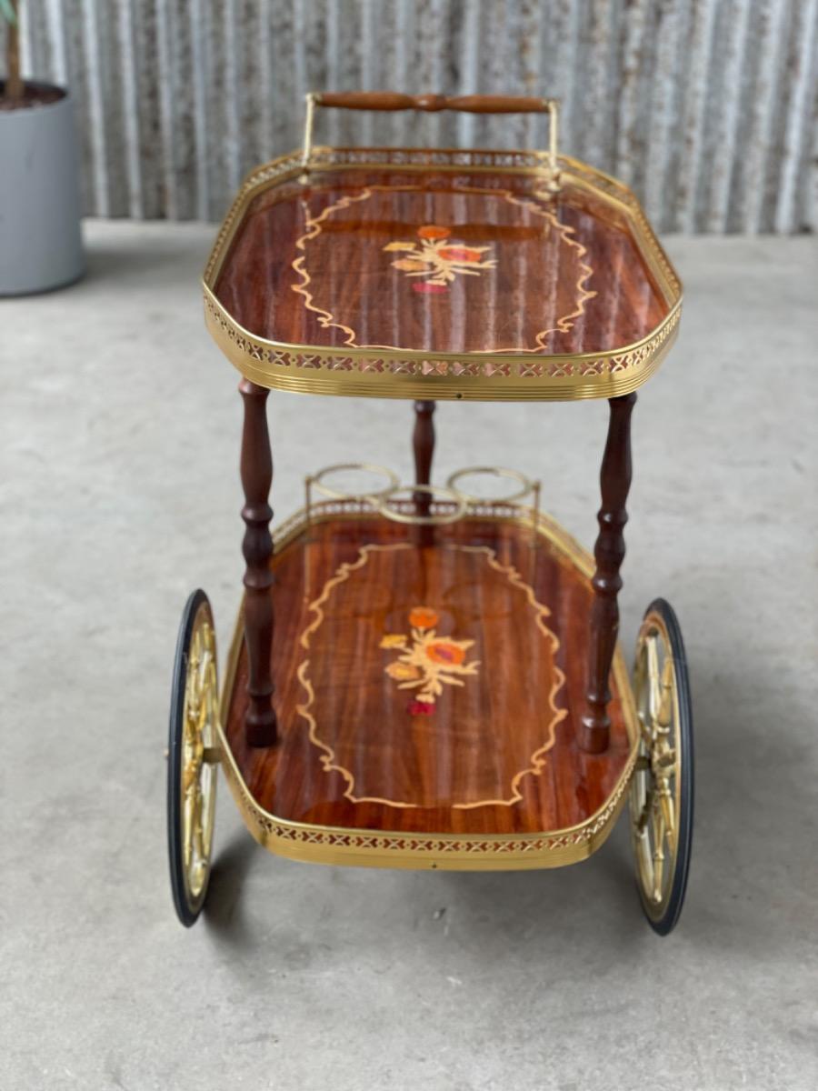 Vintage bar cart - Italy - 1970s 