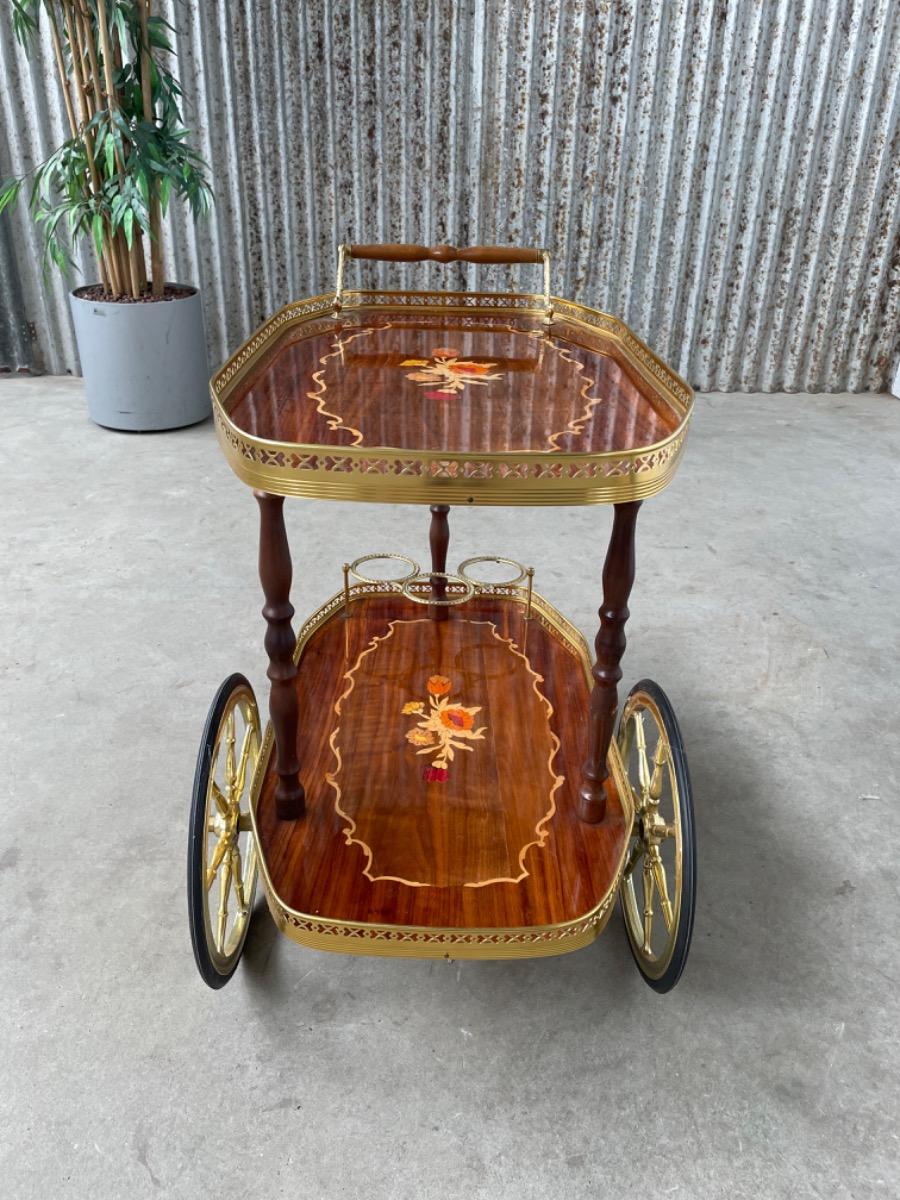 Vintage bar cart - Italy - 1970s 