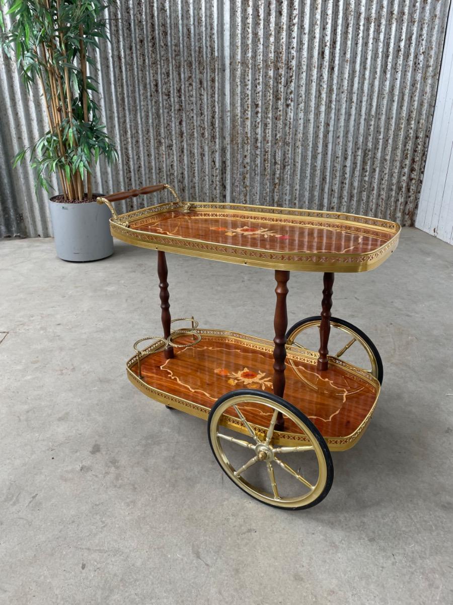 Vintage bar cart - Italy - 1970s 