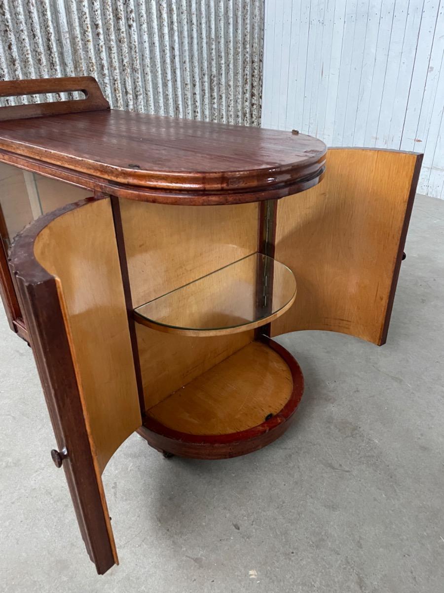 Vintage bar cart - trolley 1950 - wood