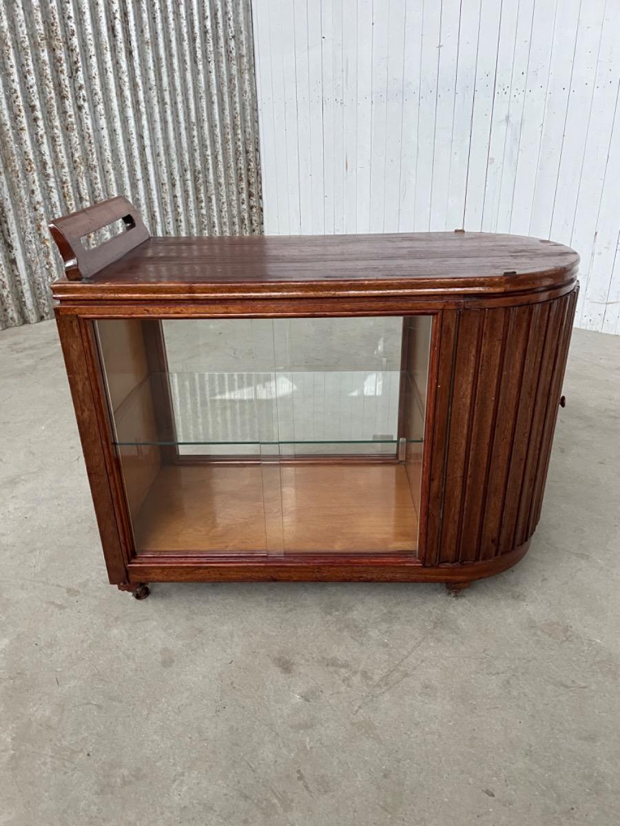 Vintage bar cart - trolley 1950 - wood