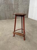 Vintage barstool - iron & wood - design 