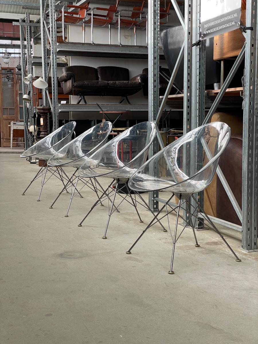 Vintage chairs Eros by Kartell with Philippe Starck, Italy