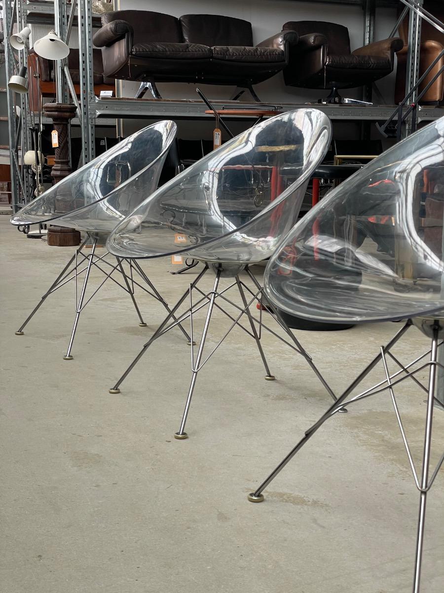Vintage chairs Eros by Kartell with Philippe Starck, Italy