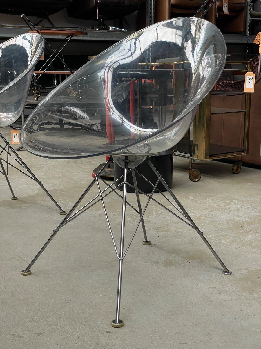 Vintage chairs Eros by Kartell with Philippe Starck, Italy