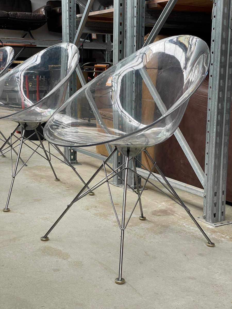 Vintage chairs Eros by Kartell with Philippe Starck, Italy