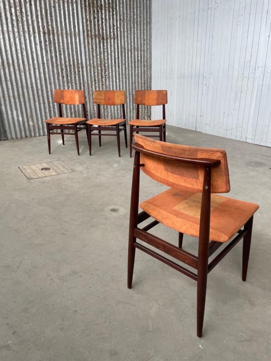 Vintage chairs - teakwood - Topform - Netherlands 1960s