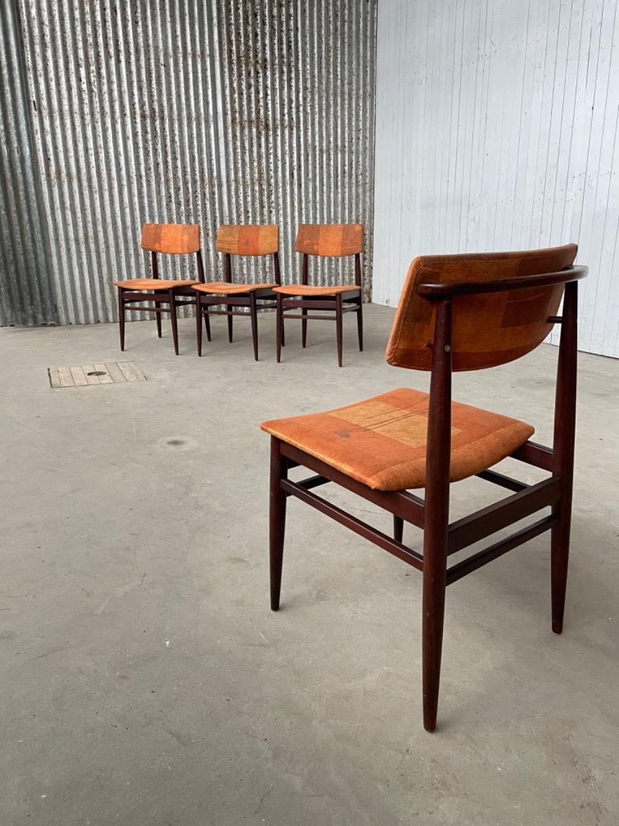 Vintage chairs - teakwood - Topform - Netherlands 1960s