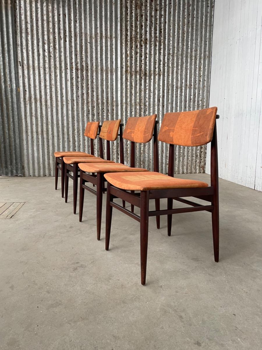 Vintage chairs - teakwood - Topform - Netherlands 1960s