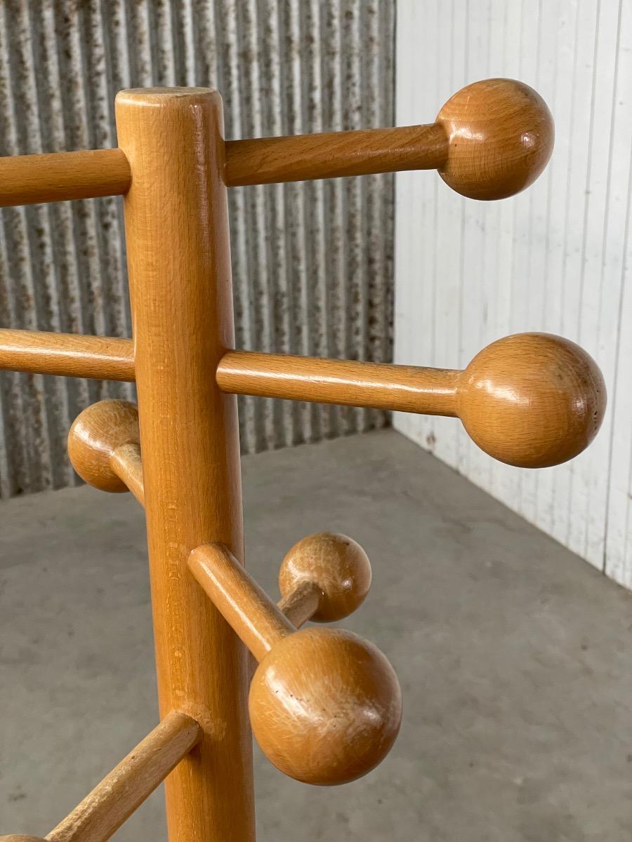 Vintage postmodern Coat rack 1970s design 