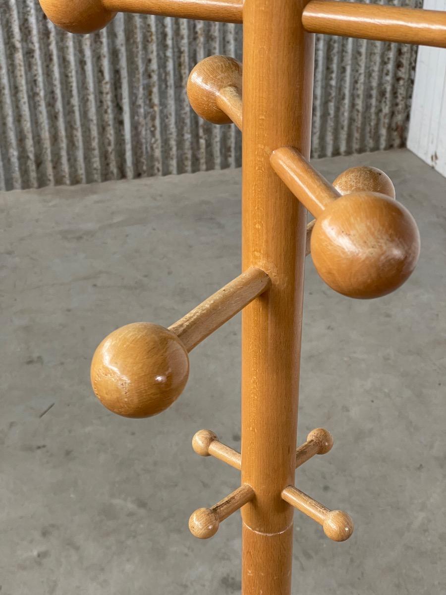 Vintage postmodern Coat rack 1970s design 