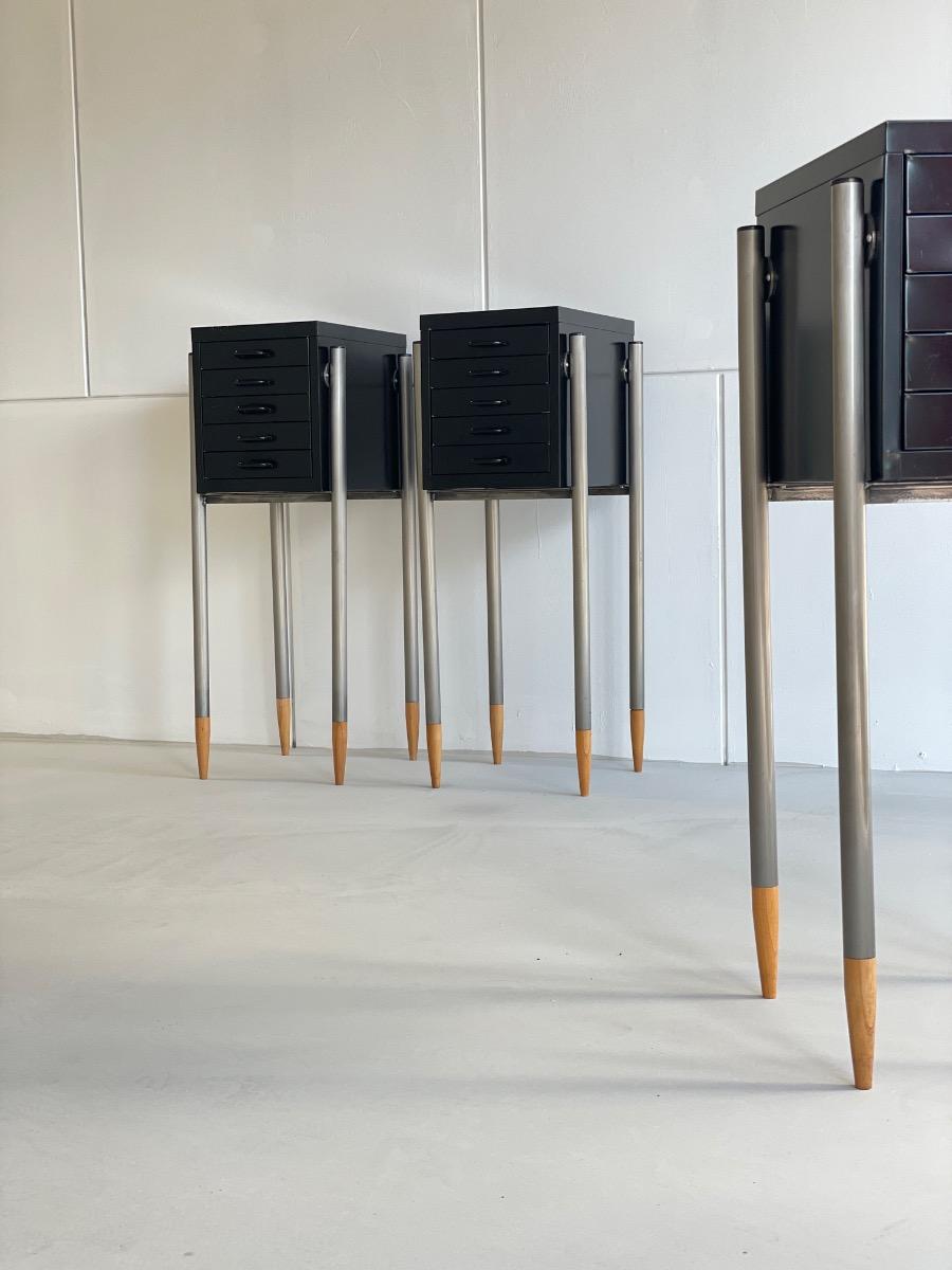 Vintage design drawer cabinets by Rob Eckhardt 1980s