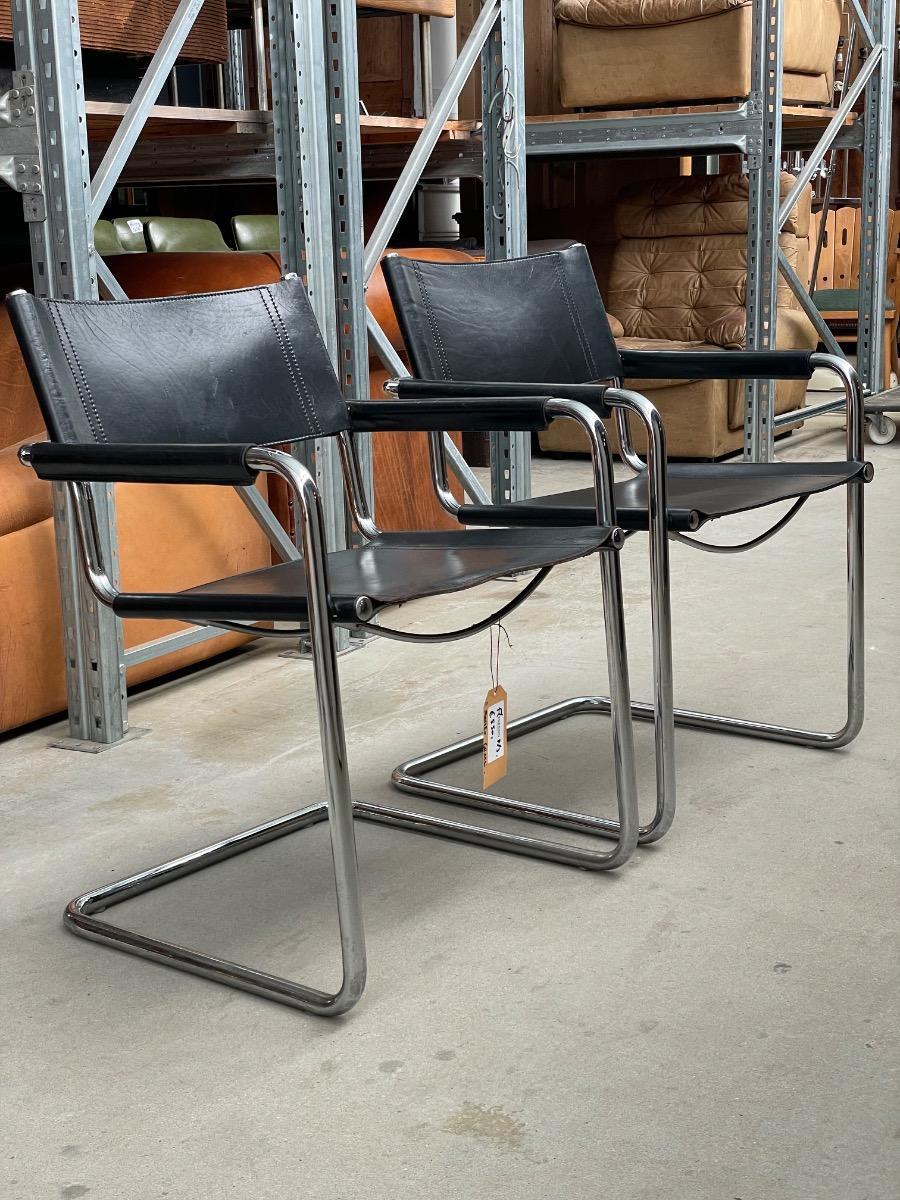 Vintage dining chairs Matteo Grassi, Italy 1970s