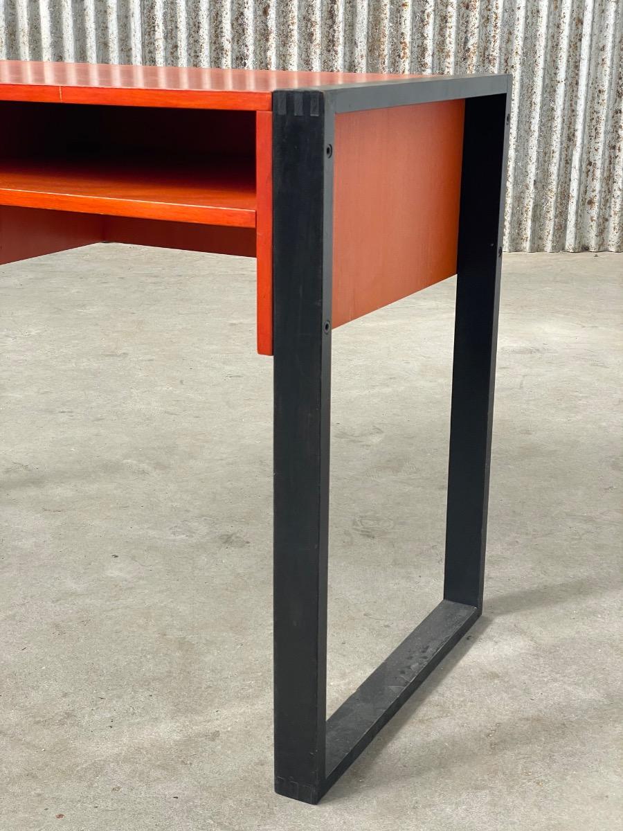 Vintage Dutch design space age desk 1970s