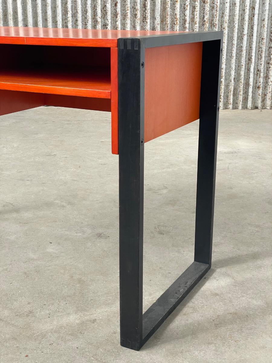Vintage Dutch design space age desk 1970s