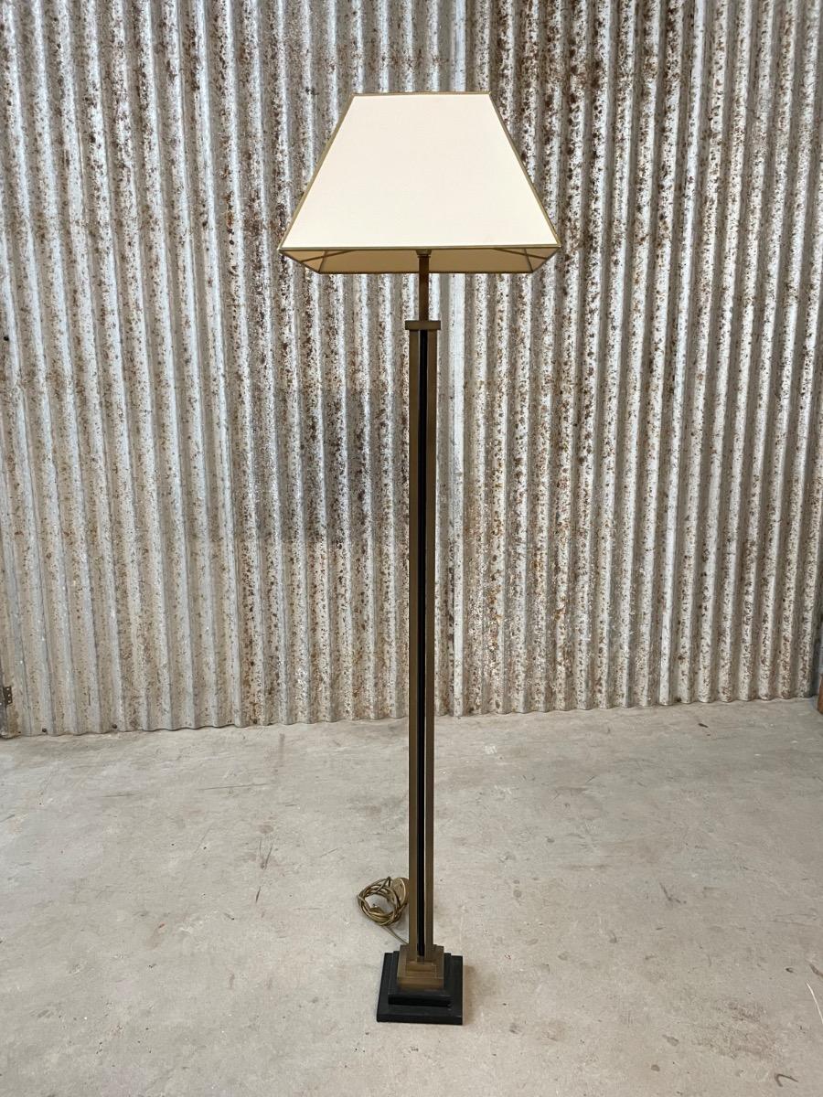 Vintage floorlamp - Lumiére France - Design 1970s - brass