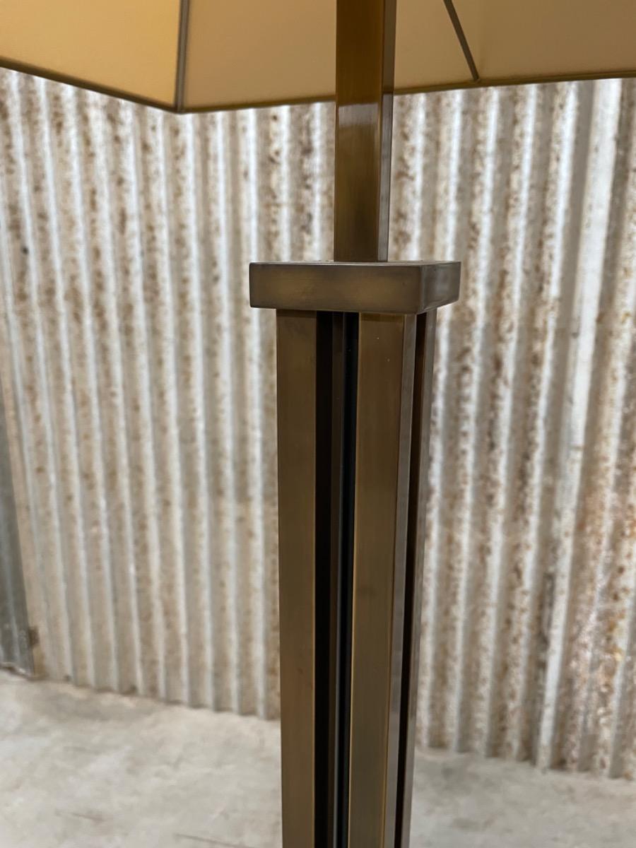 Vintage floorlamp - Lumiére France - Design 1970s - brass