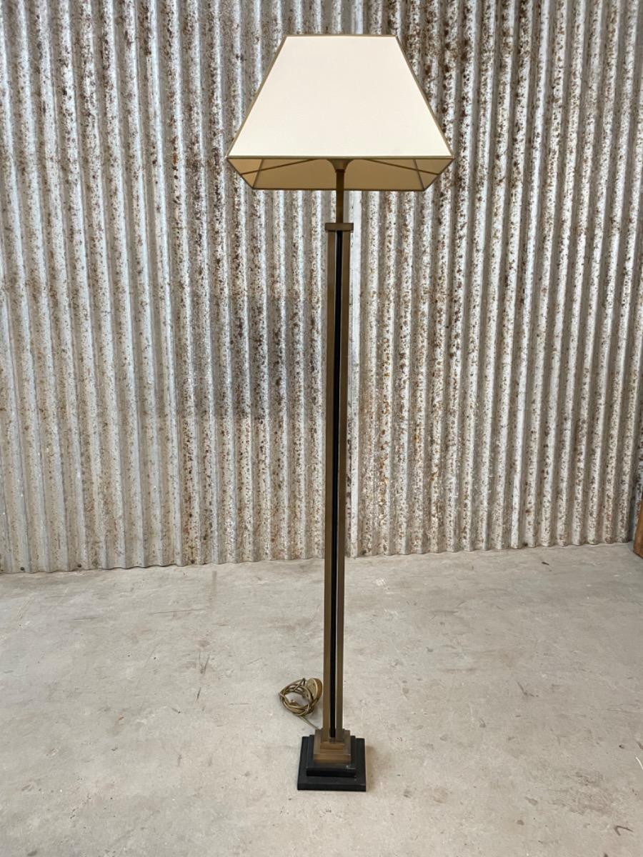 Vintage floorlamp - Lumiére France - Design 1970s - brass