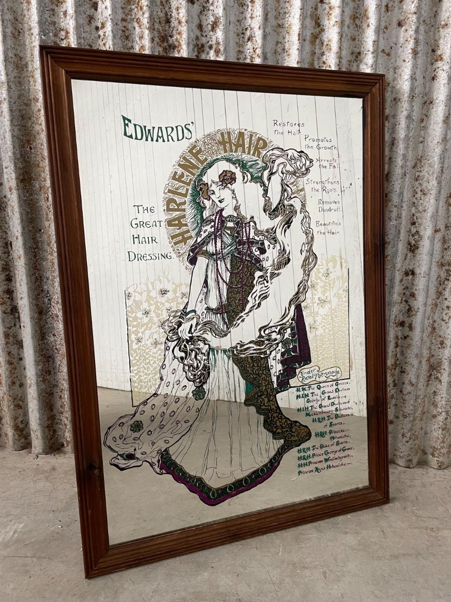 Vintage Harlene for hair Mirror - 1970s 