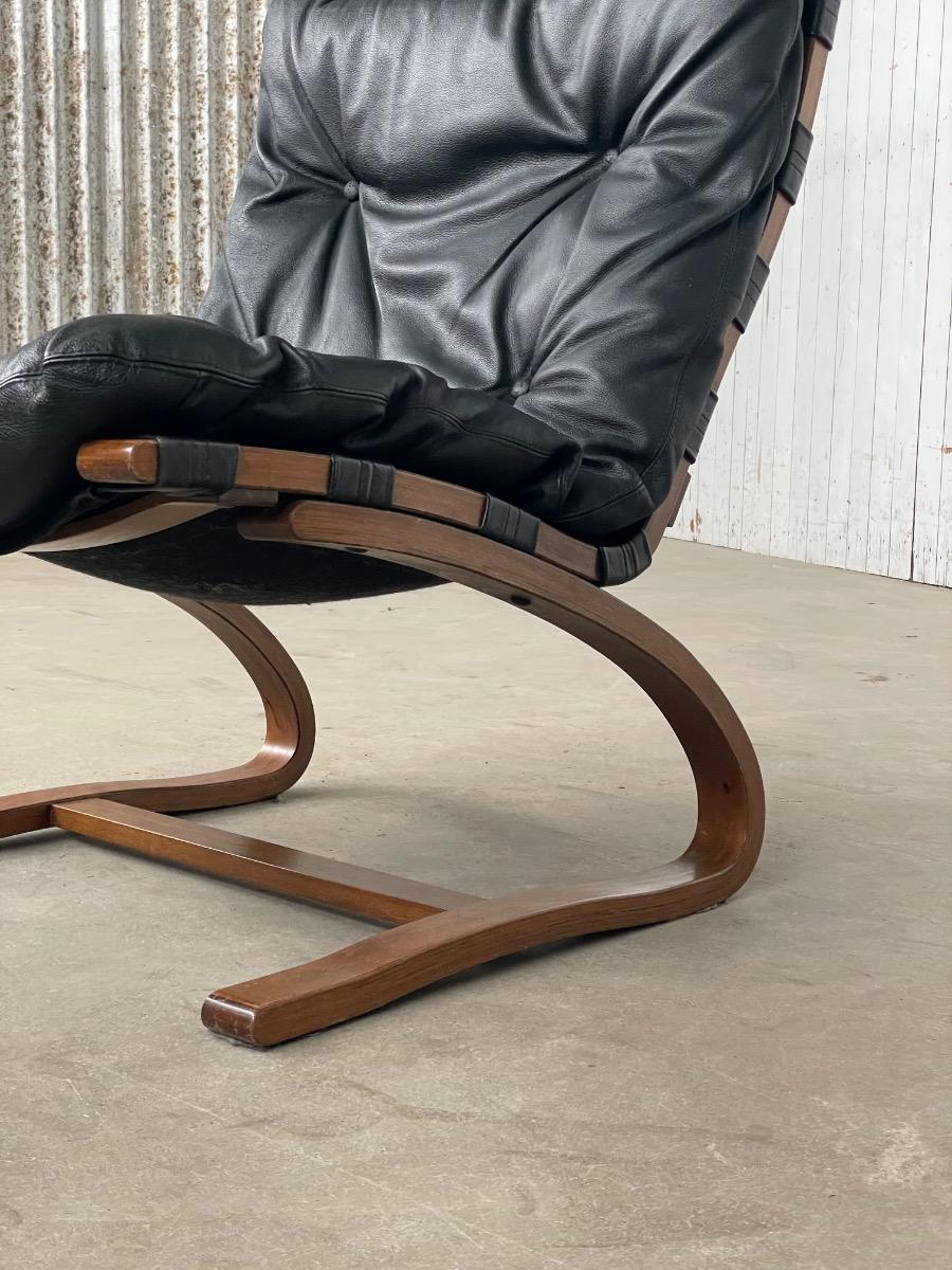 Vintage Kengu chair by Rykken 1970 Norway