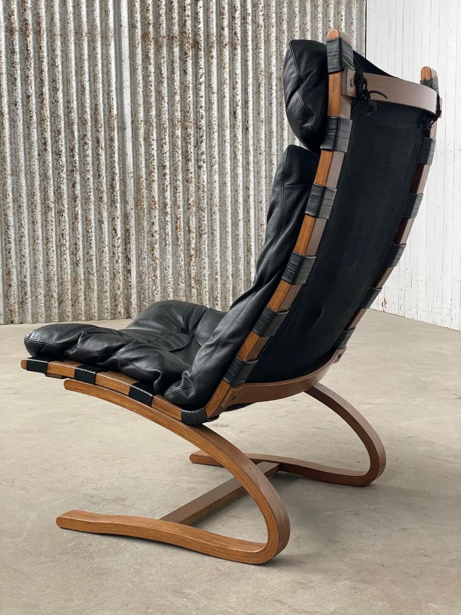 Vintage Kengu chair by Rykken 1970 Norway