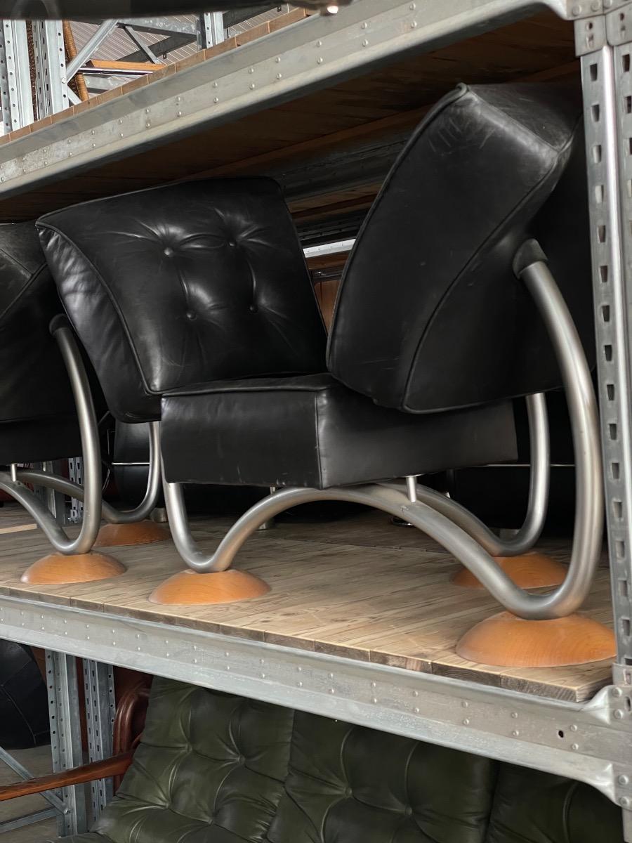 Vintage rare design chairs by Rob Eckhardt 1980s 