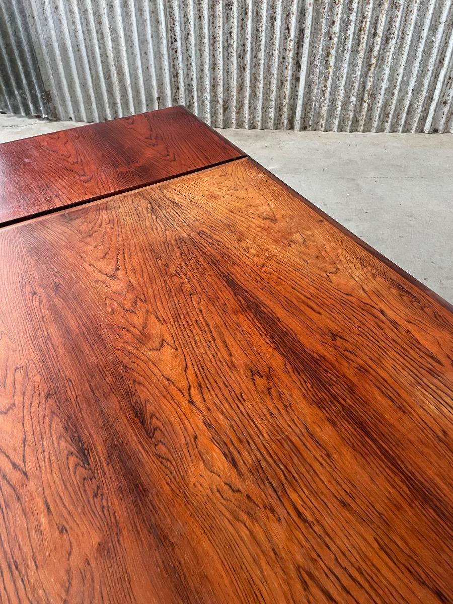 Vintage rosewood extendable dining table 1960s