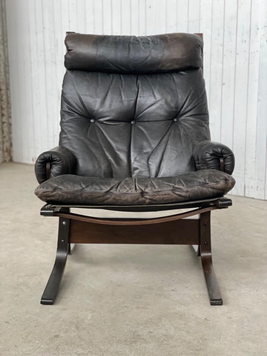Vintage siësta arm chair - Ingmar Relling - 1960s - Westnofa 