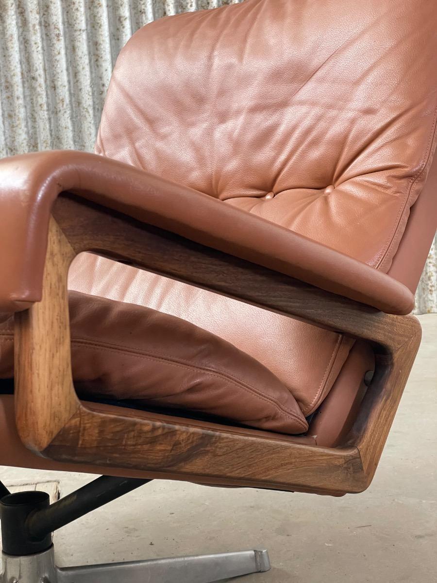 Vintage Swivel Chairs by Strässle Switzerland, 1970s