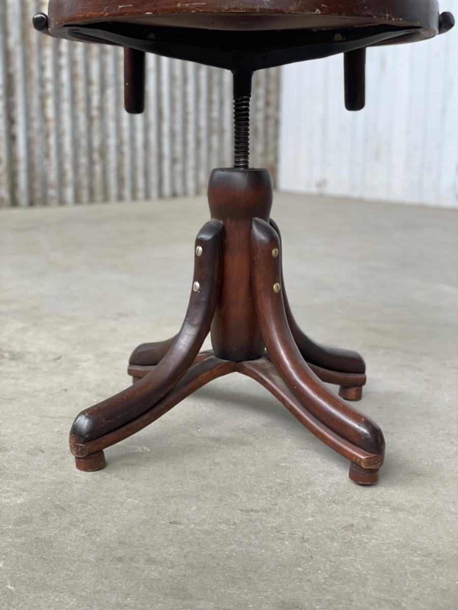 Vintage Thonet captains chair bentwood