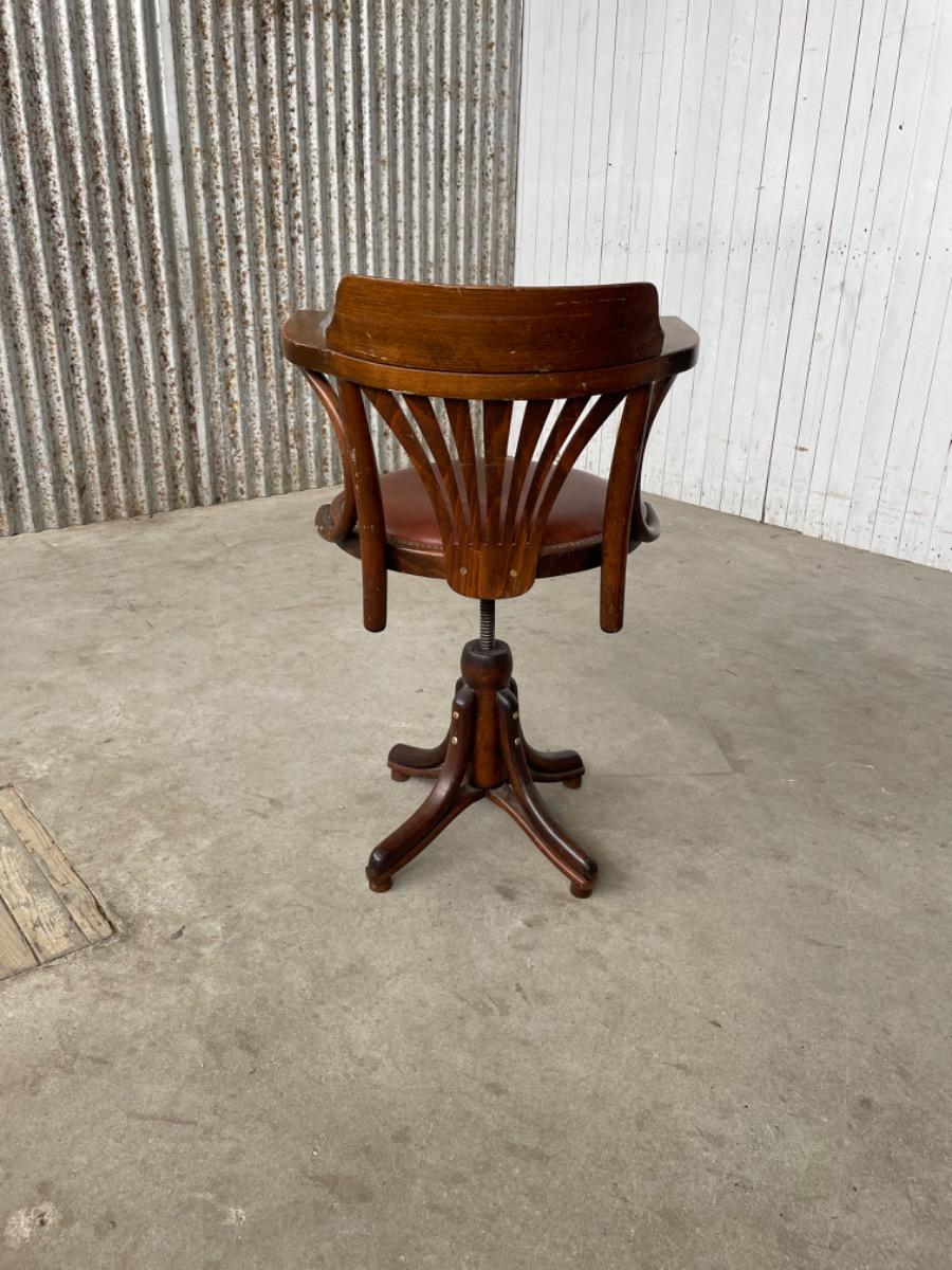 Vintage Thonet captains chair bentwood