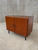 Vintage wall cabinet - teakwood - 1960s - Dutch design 