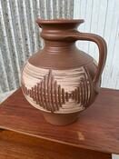 Vintage West Germany Vase Brown 