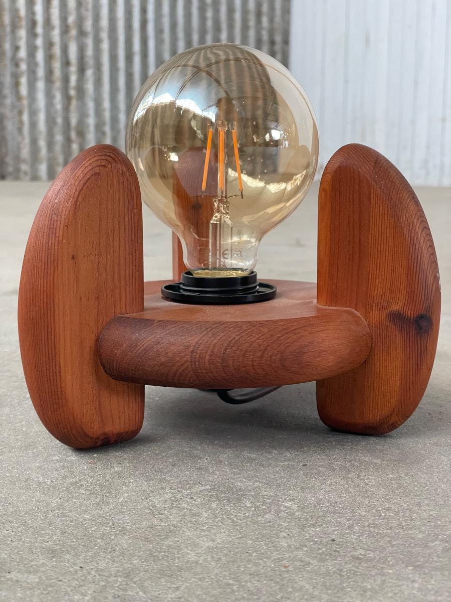 Vintage wooden design floorlamp 1960s 