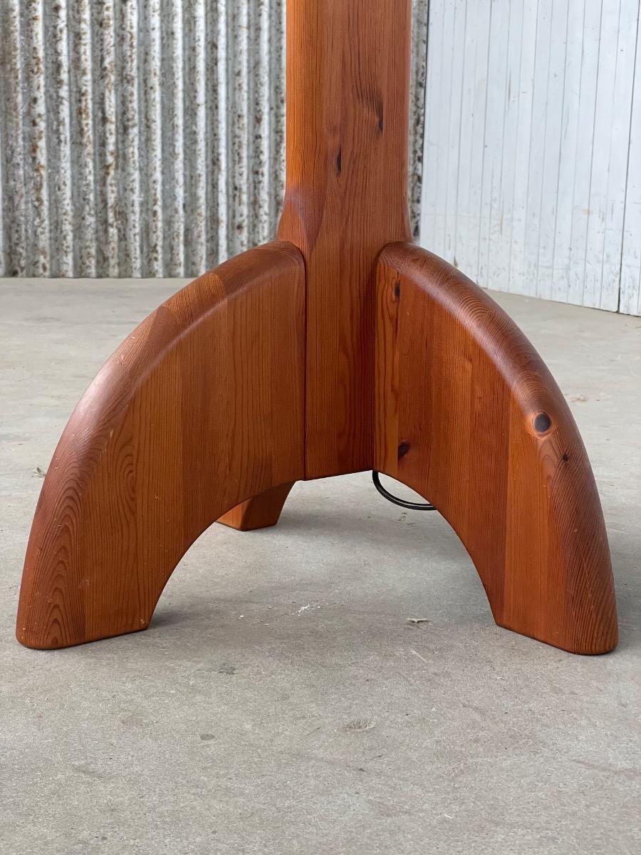 Vintage wooden design floorlamp 1960s 