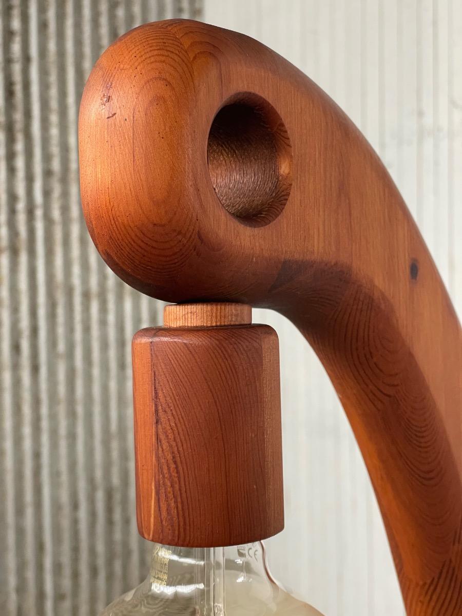 Vintage wooden design floorlamp 1960s 