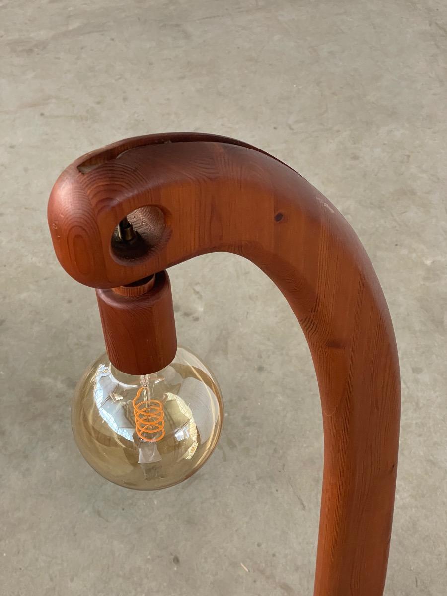 Vintage wooden design floorlamp 1960s 