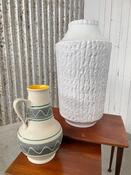 XXL vintage West Germany vase white 55cm